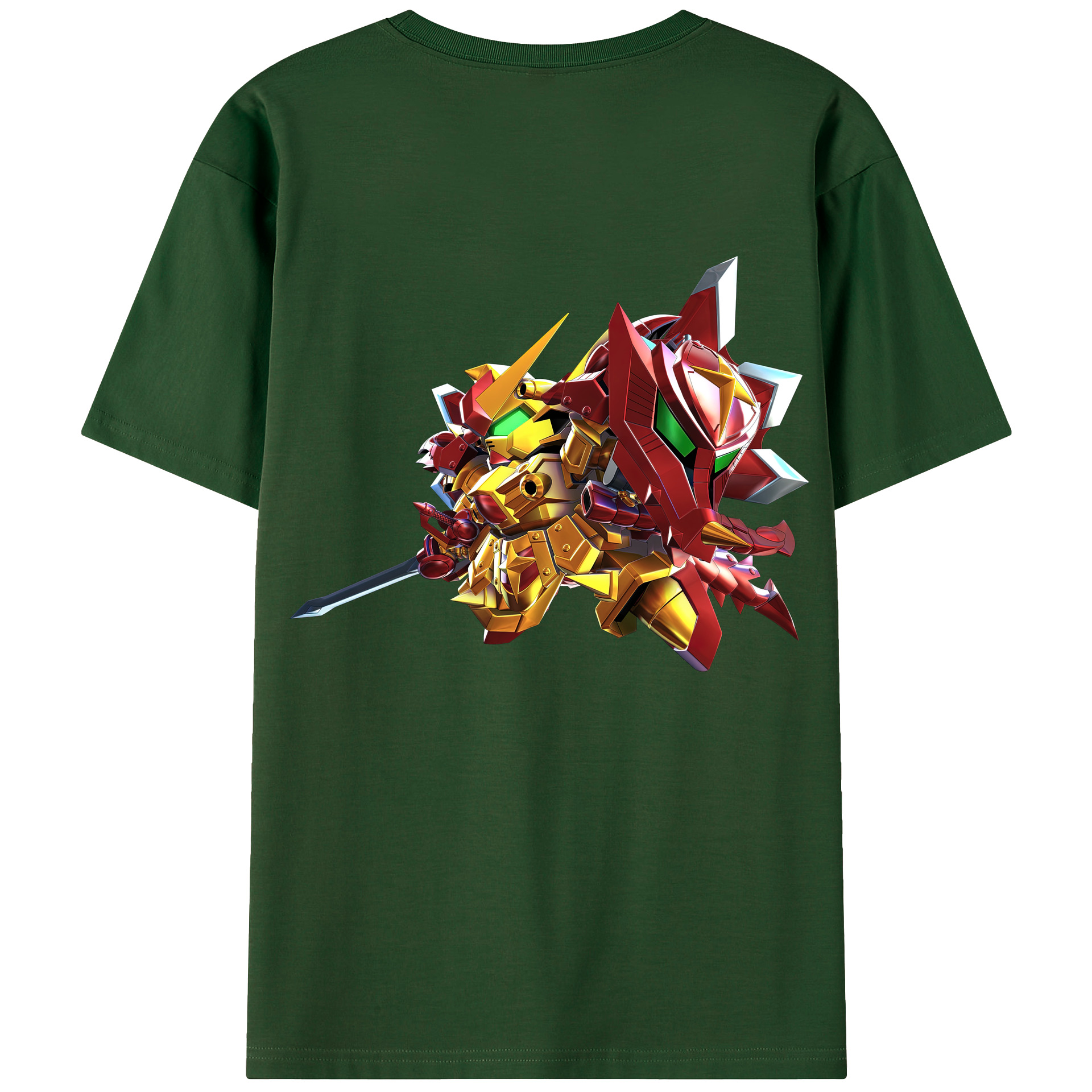 （画像用） 機動戦士ガンダム Mobile Suit Gundam 綿100％半袖Tシャツ（背面プリント）